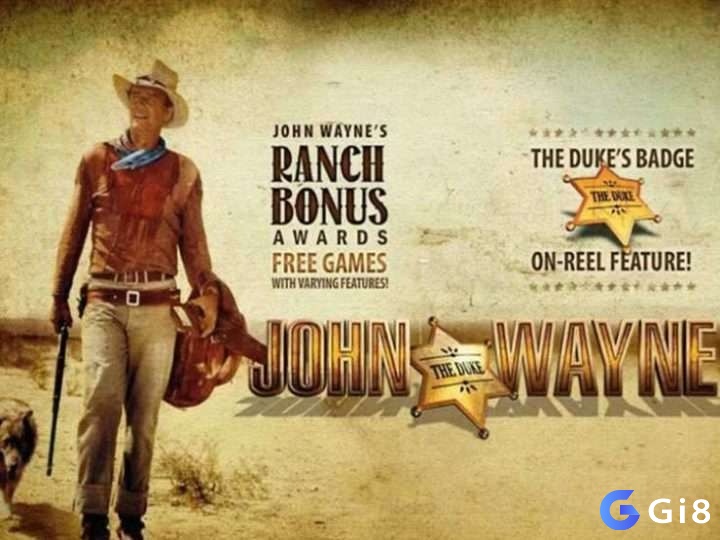 John Wayne slot được phát hành bởi Playtech