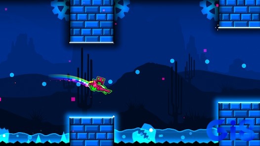 Game Geometry Dash SubZero có lối chơi nhịp điệu âm nhạc hấp dẫn